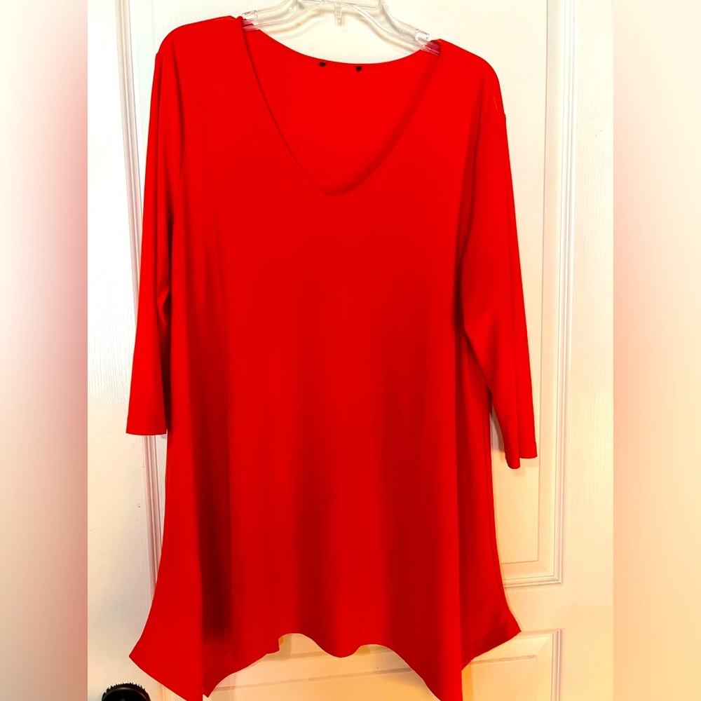 3/4 sleeve tunic, 2x